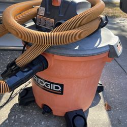 QUICK SALE – RIDGID 12-Gal Wet/Dry Shop Vac – Works Great!