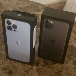 2 Empty iPhone Boxes 