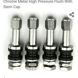 Chrome Wheel Valve Stem Set