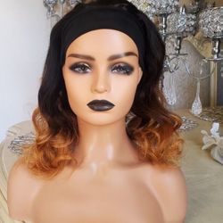NEW HUMAN HAIR WIG HEAD BAND 