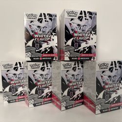 Pokémon White Flare Booster Bundles – Sealed (Multiple Available)