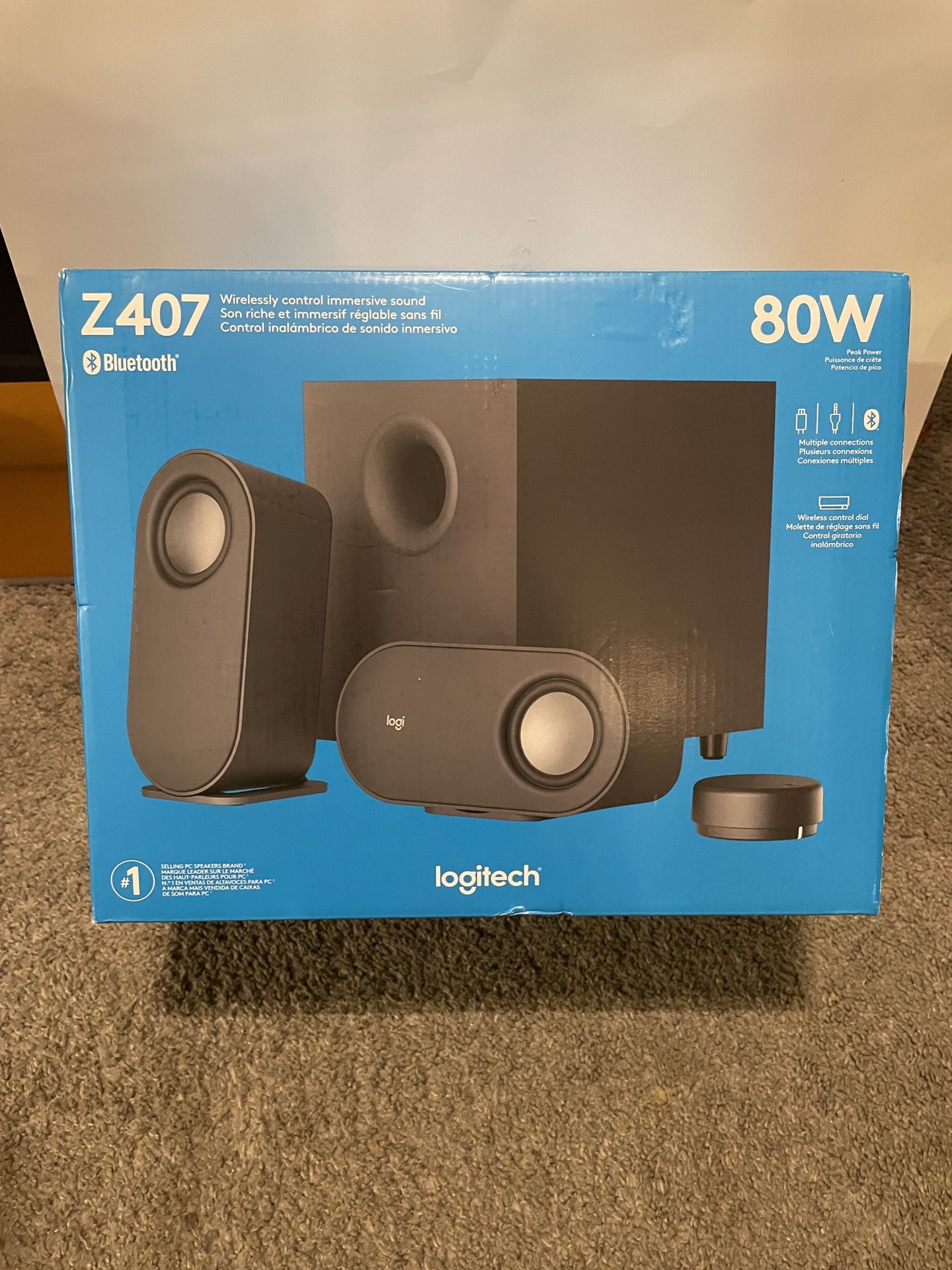 Logic Complete Wireless Speaker Set New