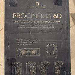 Definitive Technology Pro Cinema 6D Surround sound Speakers