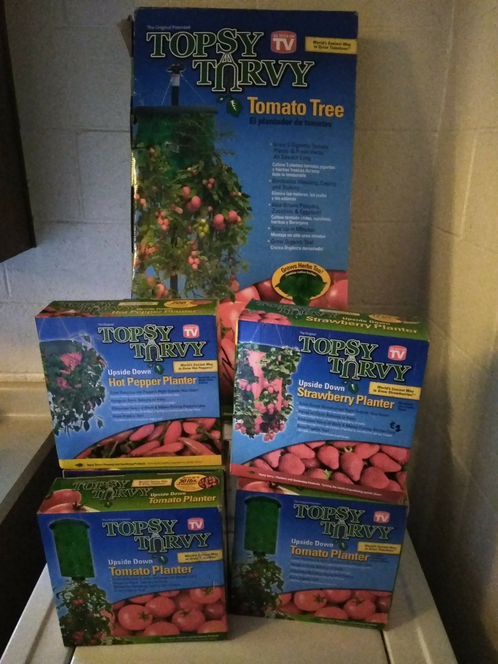 Topsy Turvy upside down planter
