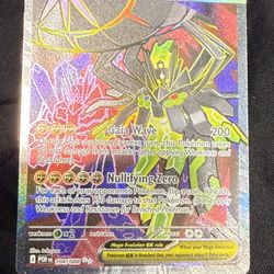 Pokemon Mega Zygarde Ex Card $25