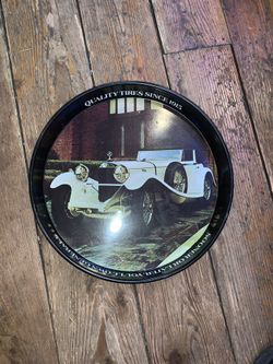 General tire metal drink tray
