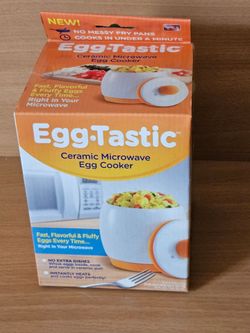 Egg Tastic Ceramic Microwave Egg Cooker Poached