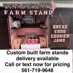 🌾 Custom-Built Farm Stands – Made Just for You! 🌾