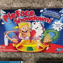Pie Face Board Game  $8 