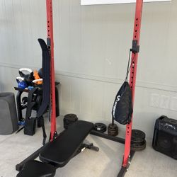 Squat Rack With Pull Up Bar 