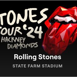 The Rolling Stones Tickets And Parking Pass