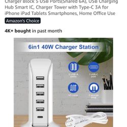 6-port Charging Block, New