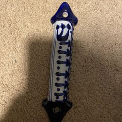 Porcelain and wood mezuzah/mezuzot with scrolls