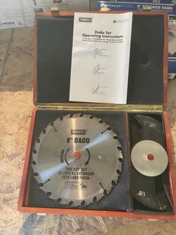 Mibro 8 inch Stacked Dado Set Slightly Used
