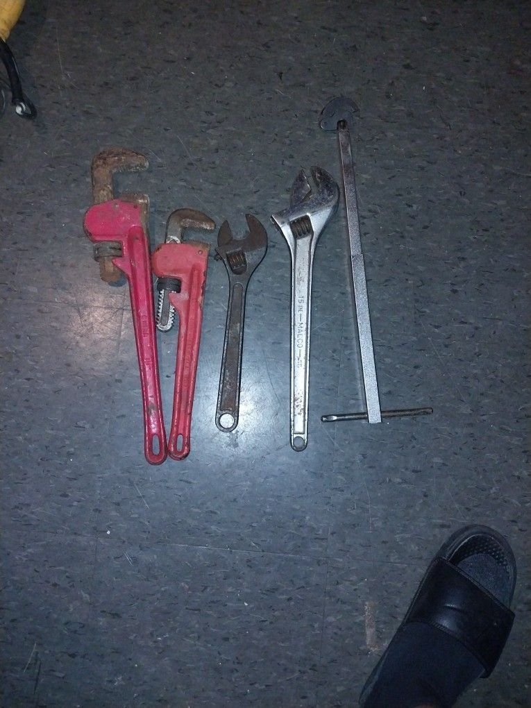 Large Plumbers Wrenches