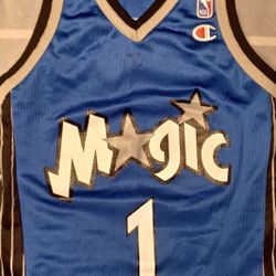Tracy McGrady Youth Size SMALL Champion Orlando Magic Jersey