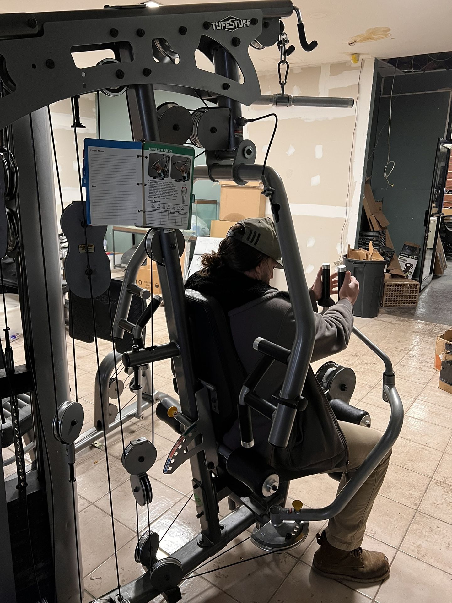 Home Gym Tuff Stuff Axt 5 With Leg Press Attachment for Sale in Staten Island NY OfferUp