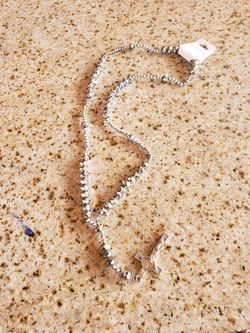 Silver Rosary