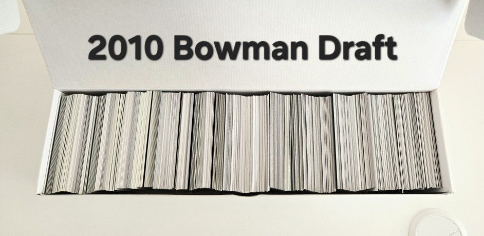 2010 Bowman Draft Baseball (800+) Cards with Box!