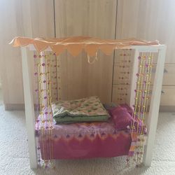 American Girl Bed With Bedding