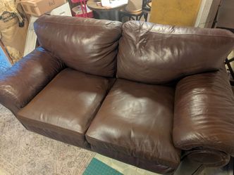 Dark Chocolate Colored Loveseat