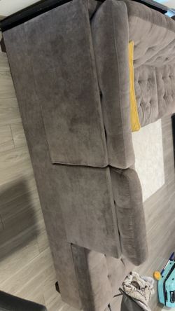 Brown Modular Sectional Sofa – Excellent Condition