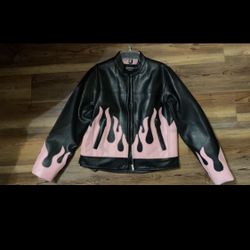 Diamond Plate Leather Jacket 