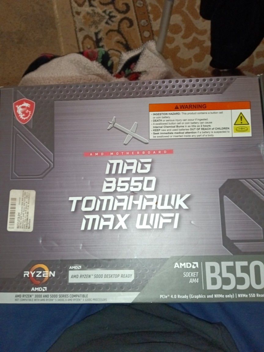 AMD Motherboard MAG B550 TOMAHAWK MAX WIFI