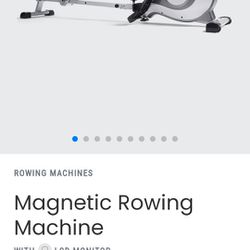 Sunny Health & Fitness Magnetic Rowing Machine!