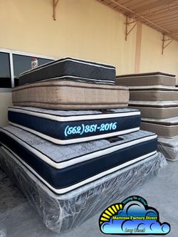 Double sided twin size mattress and Boxspring bed set Colchon y tambor