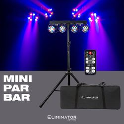 Eliminator Mini Par Bar 4x RGBW Par LED Lighting System