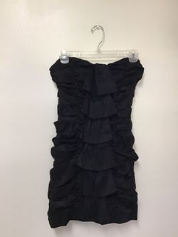 Women’s ARDEN B Black tight fitting strapless spandex dress… Size 0