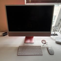 Pink iMac 24" with Retina 4.5K Display -2022