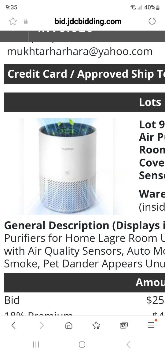 Air Purifier, New Covers Almost 2000 Square Feet, 