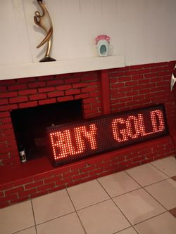 5'6"long and 19"store sign led dont have remote