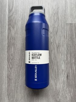 Stanley 50 oz/1.5 L Ice Flow Bottle w/Cap and Carry+ Lid Lapis Glimmer