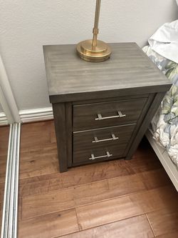 Nightstand, Desk, and Matching  Chair