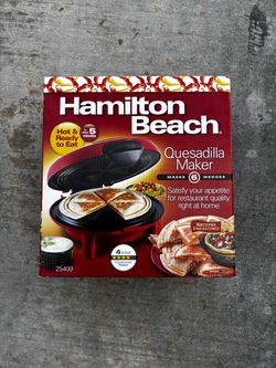Hamilton Beach quesadilla maker NIB New in Box
