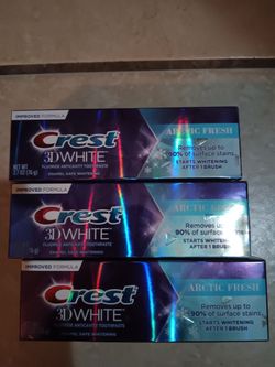 Crest 3D White Toothpaste 