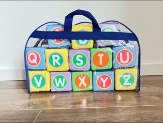 Lakeshore washable soft blocks toy