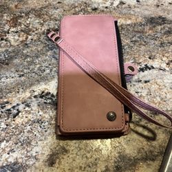 iPhone 13 Pink Wallet Phone Case 