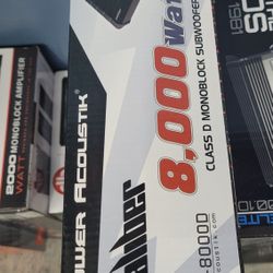 New 8000 Watts Mono Amplifier 