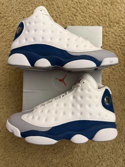 Size 13 (Worn once, comes with original box) - Air Jordan 13 French blue