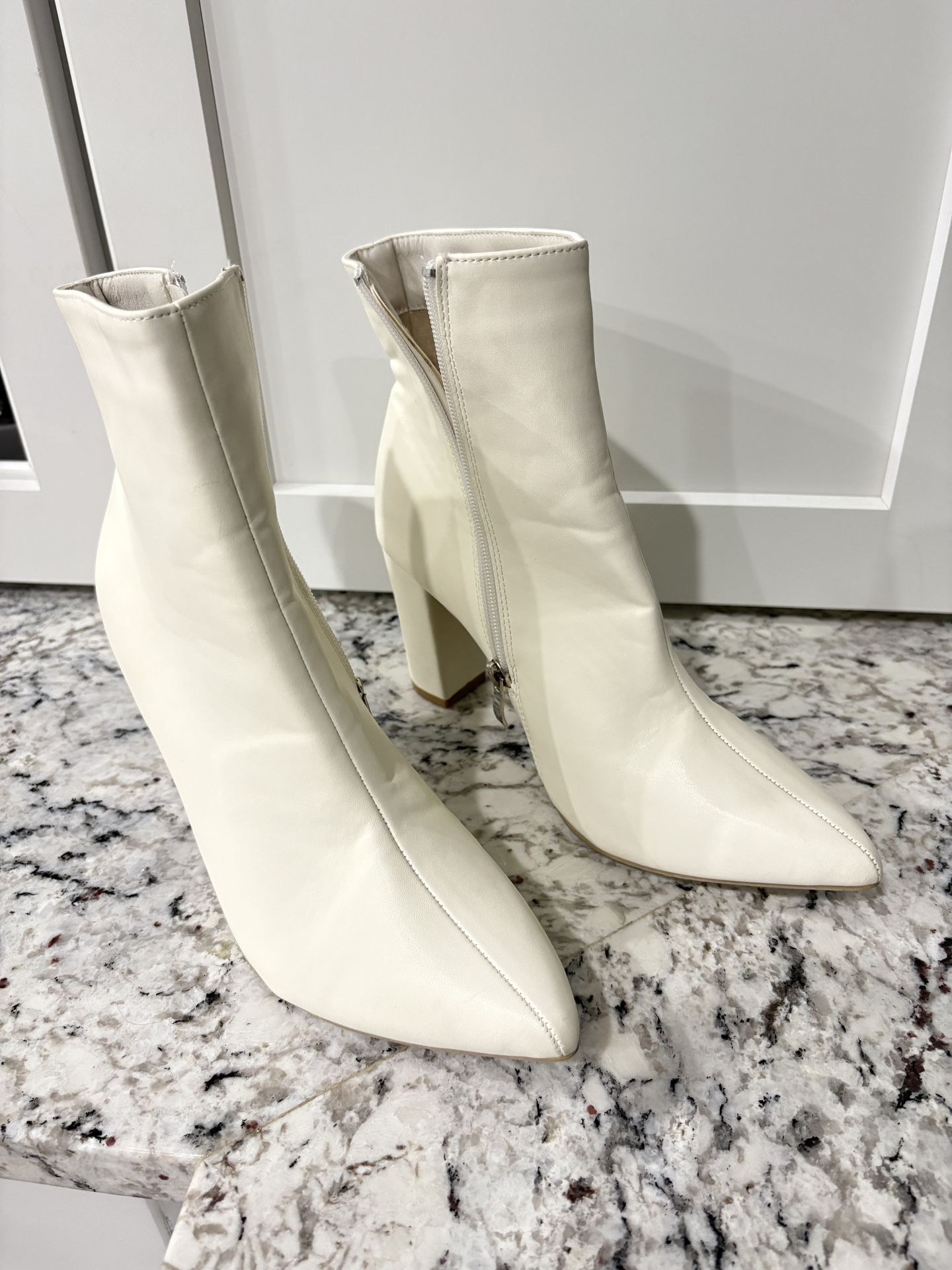 New Beige Ankle Boots 