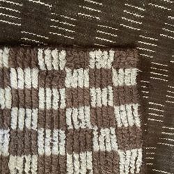 Relic Home handmade checkered rug