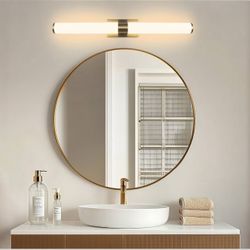 33in Modern Wall Sconce, Dimmable Bathroom Vanity Light