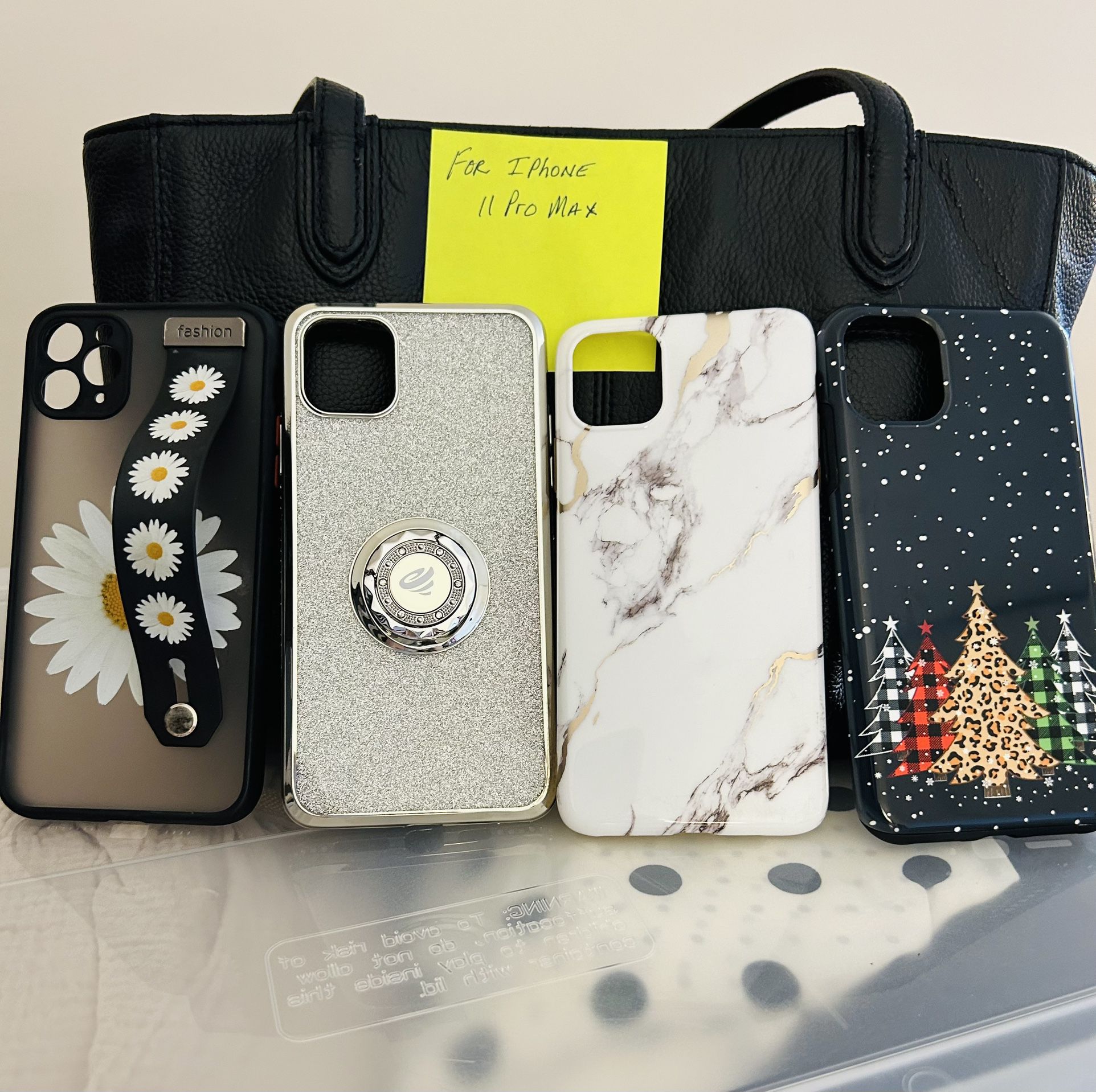 Bundle Of 4 - iPhone 11 Pro Max Cell Phone Cases In Excellent Condition 