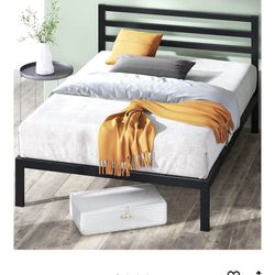 Zinus Full Metal Bed Frame + Serta Mattress 