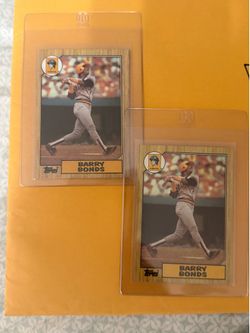 1987 Barry Bonds RC