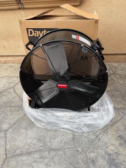 New dayton 30” commercial mobile air circulator fan asking $300
